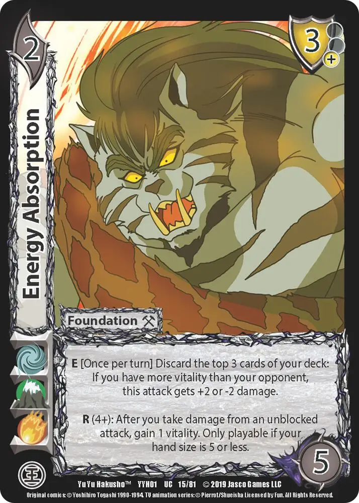 Energy Absorption card front