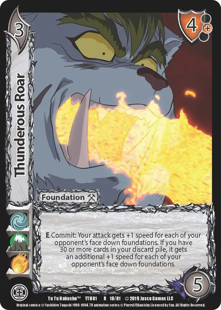 Thunderous Roar card front