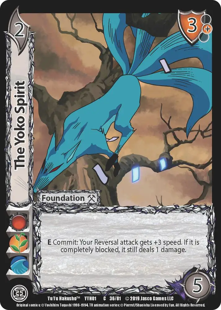 The Yoko Spirit card front
