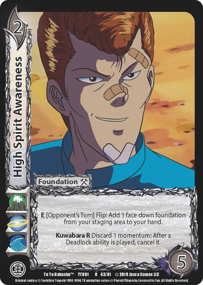 High Spirit Awareness card front