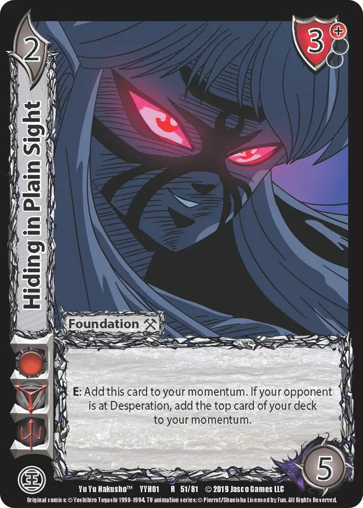Hiding in Plain Sight card front
