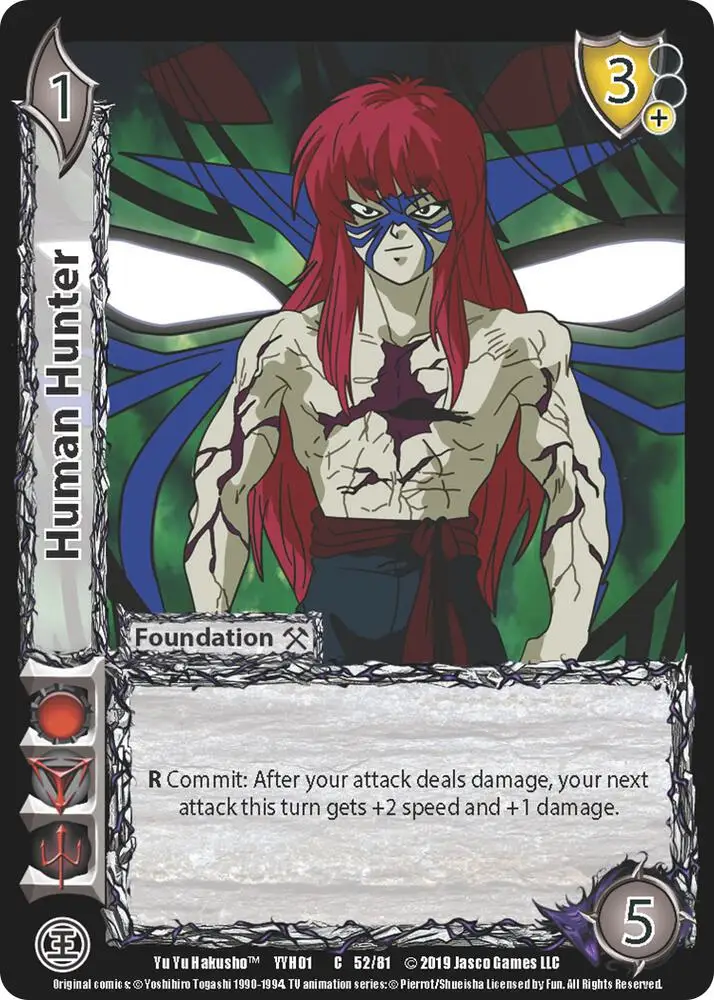 Human Hunter card front
