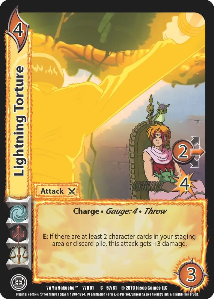 Lightning Torture card front