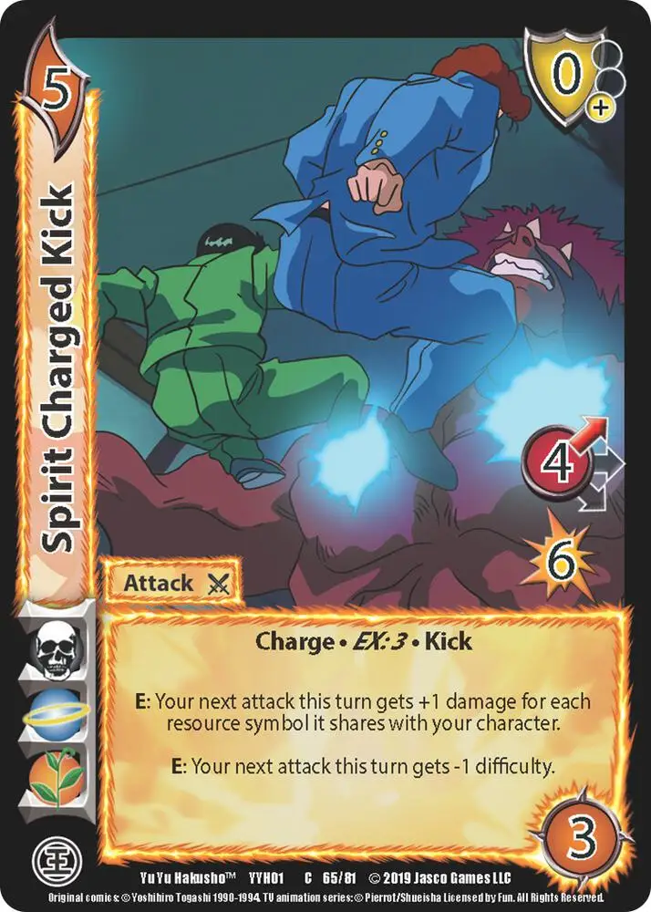 Spirit Charged Kick card front