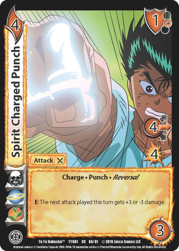 Spirit Charged Punch card front