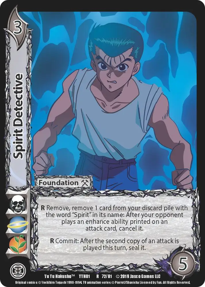 Spirit Detective card front