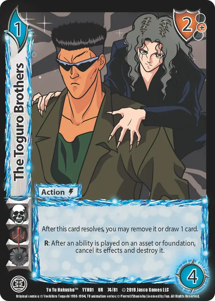 The Toguro Brothers card front