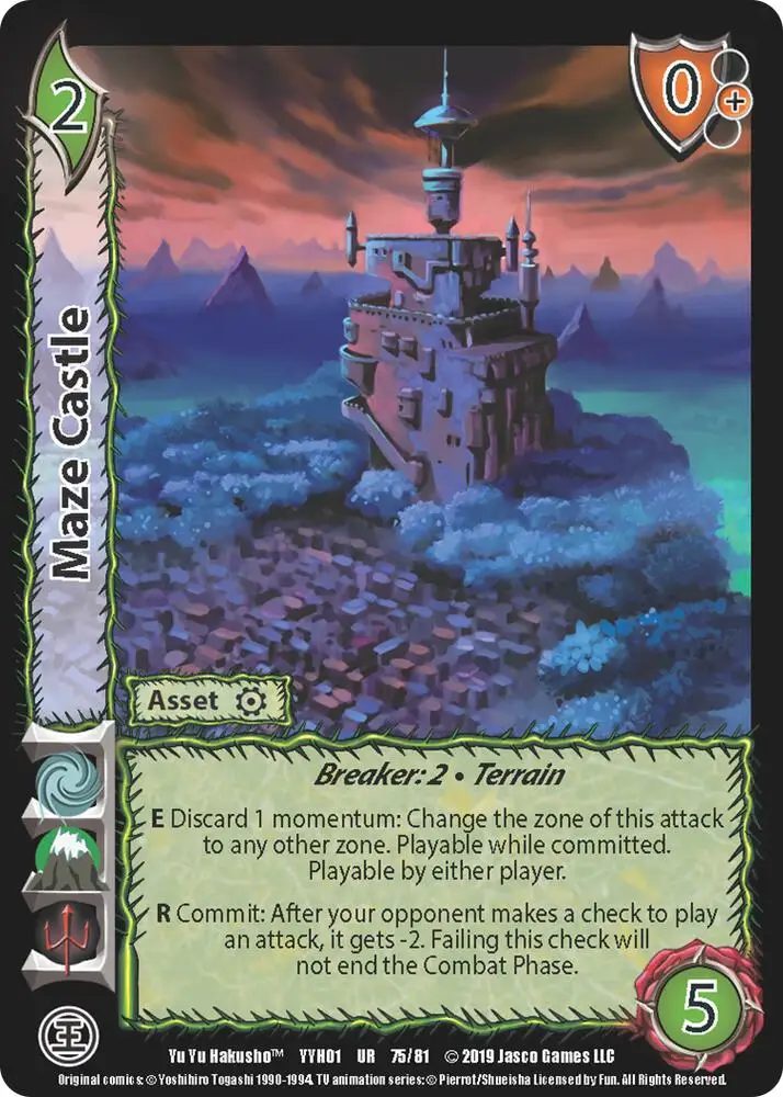 Maze Castle card front