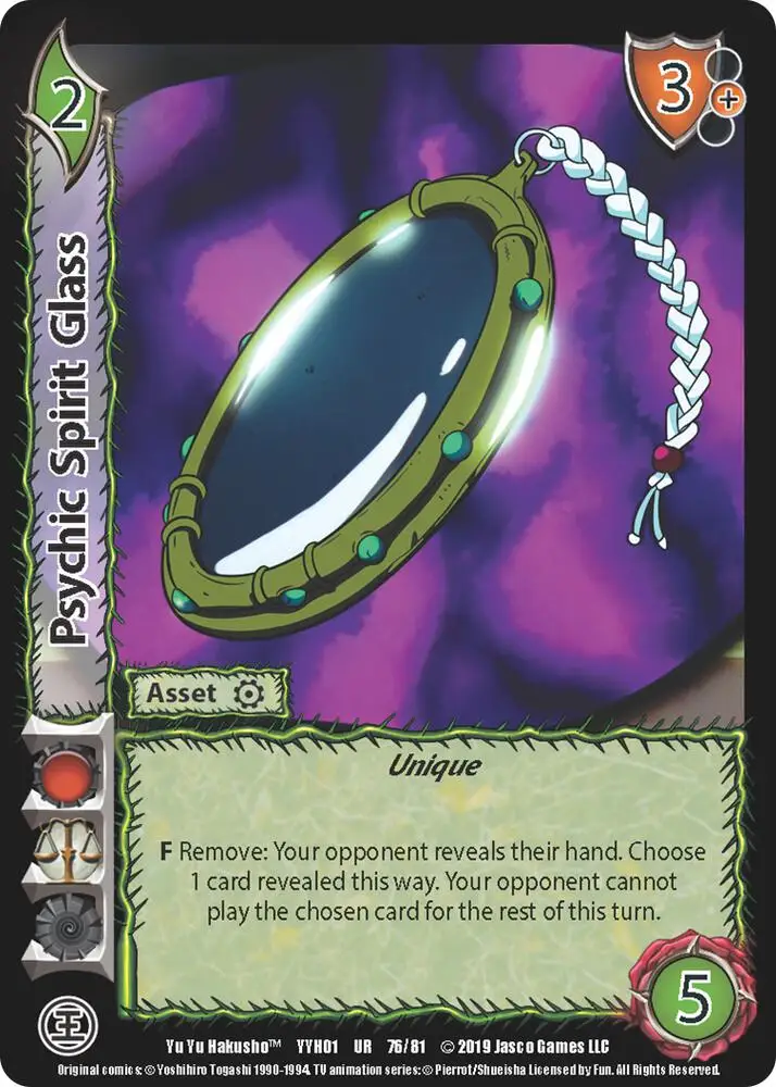 Psychic Spirit Glass card front