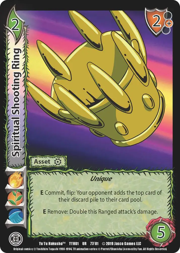 Spiritual Shooting Ring card front