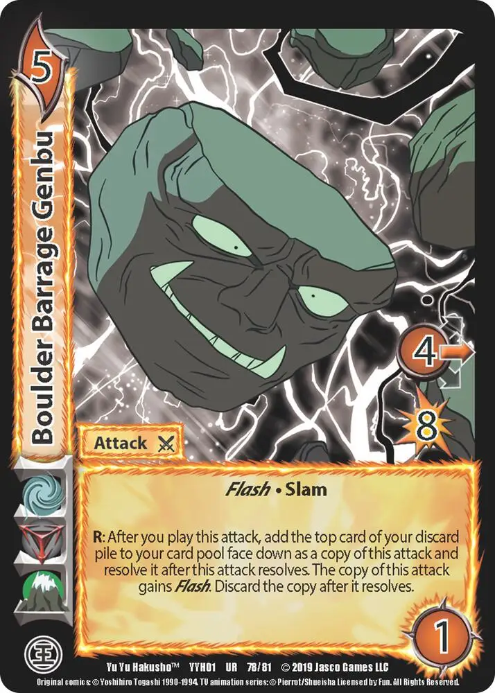Boulder Barrage Genbu card front
