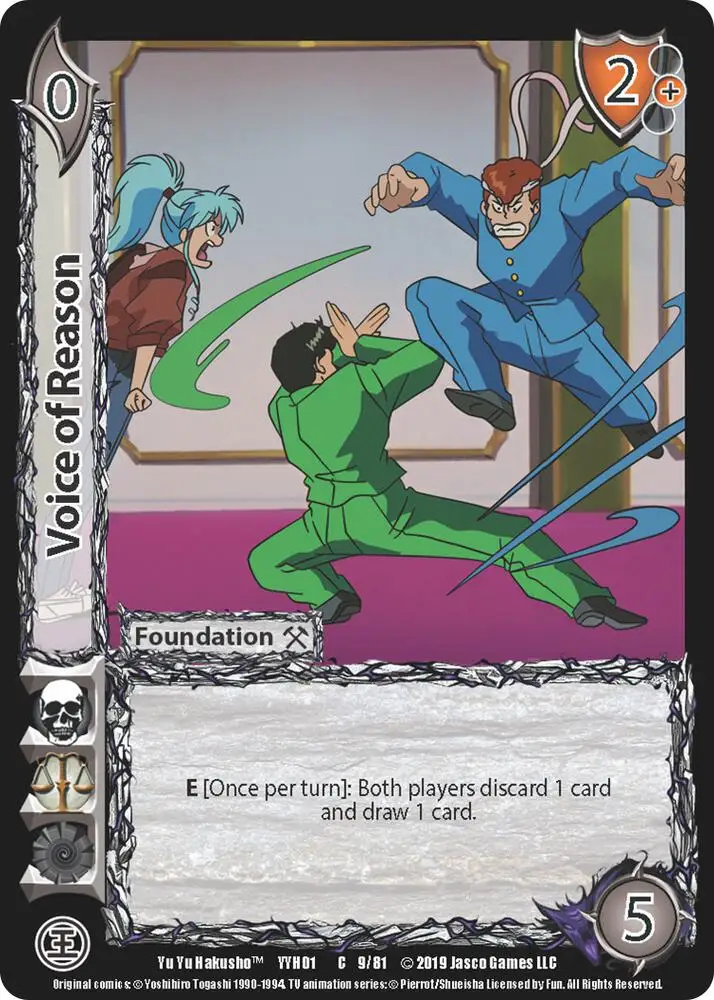 Voice of Reason card front