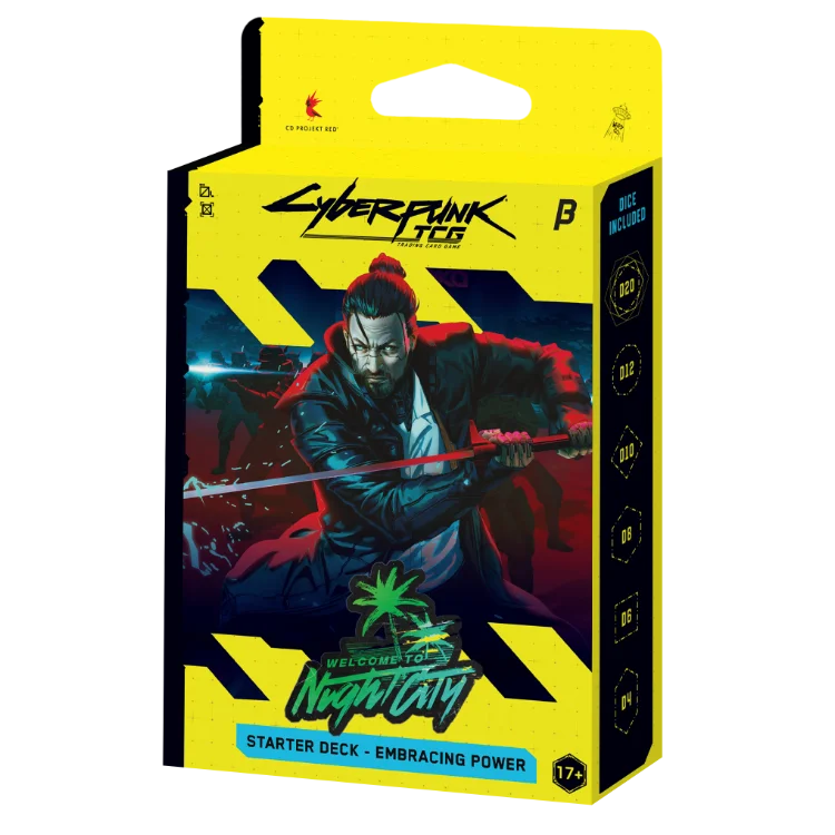 Embracing Power (Beta Starter Deck) Cyberpunk TCG logo