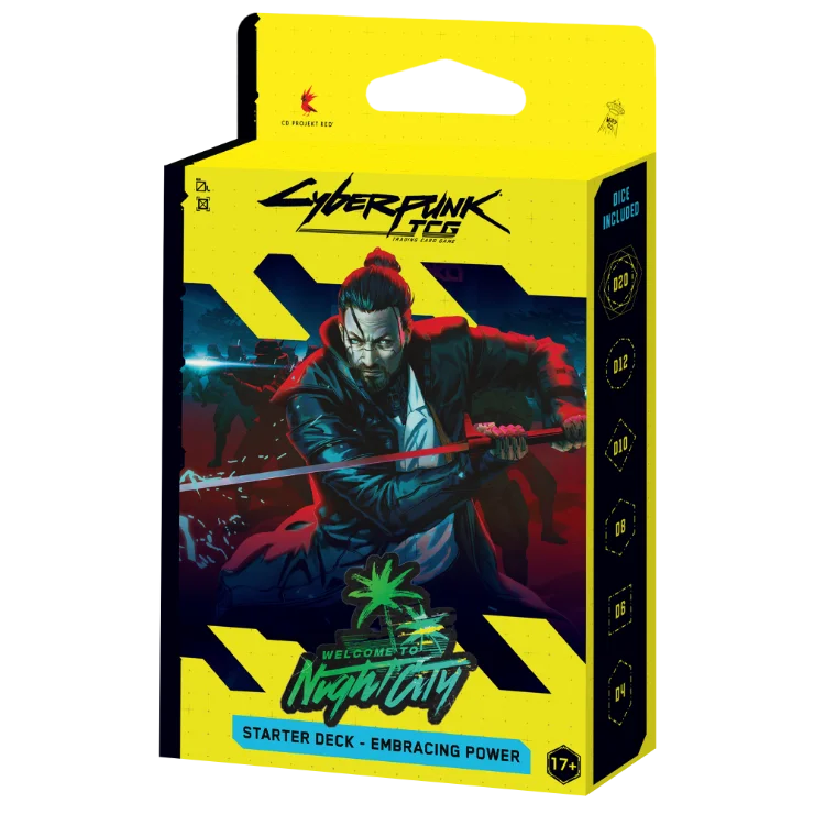 Embracing Power (Retail Starter Deck) Cyberpunk TCG logo