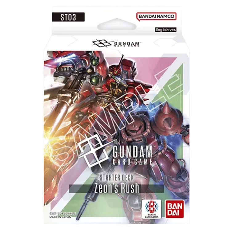 Starter Deck 03: Zeon's Rush Gundam Card Game logo