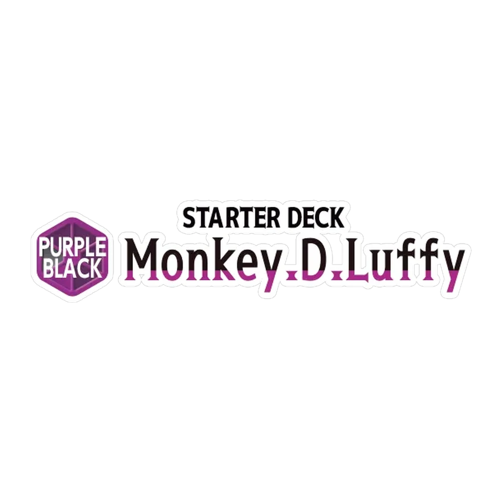 Starter Deck 26: PURPLE/BLACK Monkey.D.Luffy One Piece Card Game logo