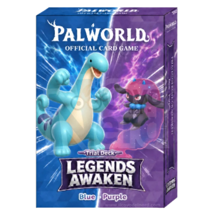 Eternal Ascent Blue & Purple Palworld Official Card Game logo