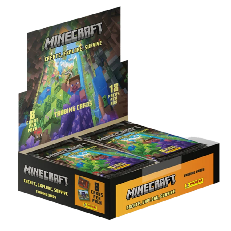 Panini Minecraft Create, Explore, Survive Panini Minecraft logo