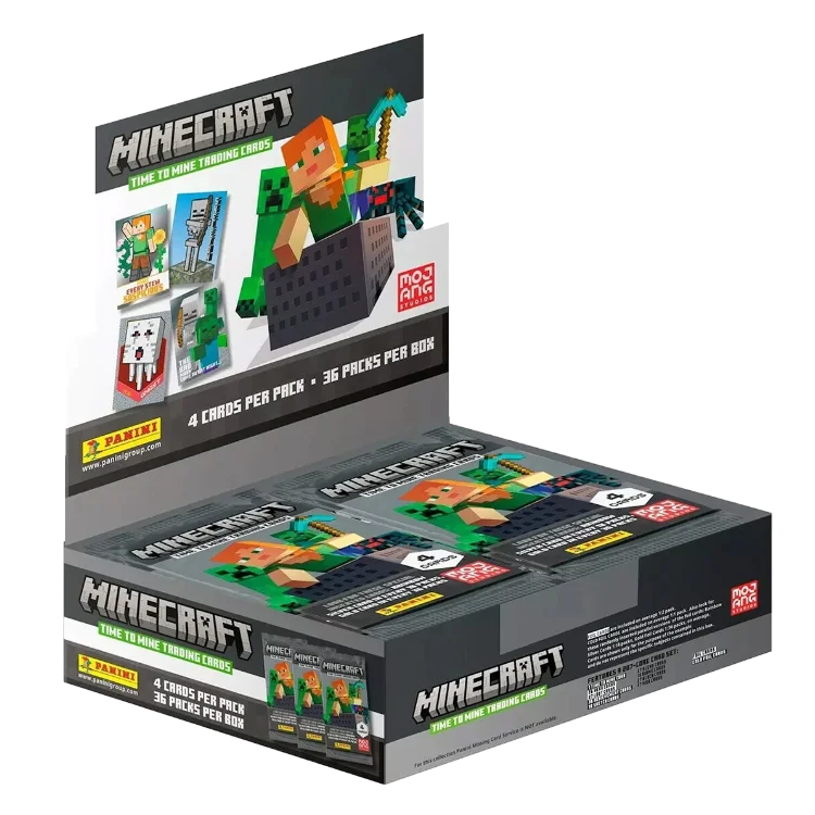 Panini Minecraft Time To Mine Panini Minecraft logo