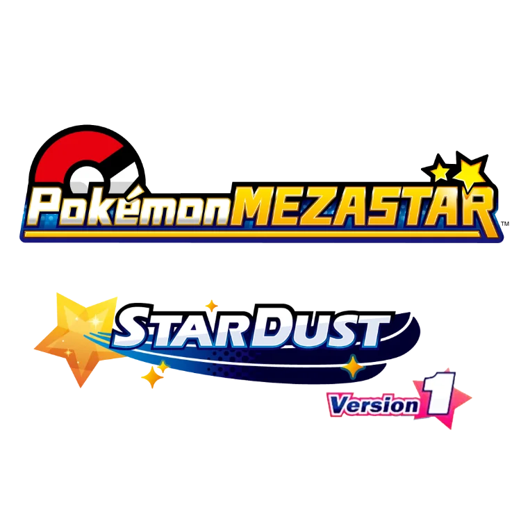 Stardust Version 1 Pokémon Mezastar logo